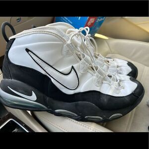 NIKE AIR MAX UPTEMPO White Black Teal Pippen Duncan 311090 100 Size 14 With no b